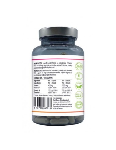 Suplemento alimenticio de vitamina C y D de...